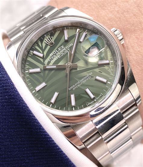 rolex 36mm green dial